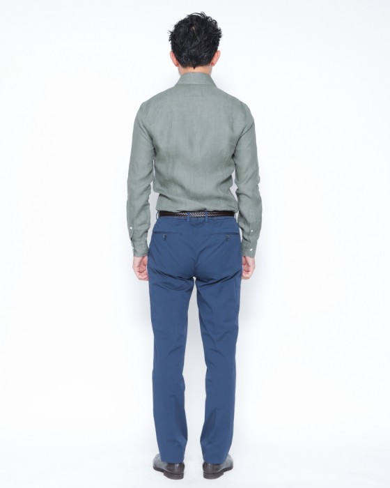 BARBAリネン ワイドカラー シャツ【New Bruno/DANDY LIFE】03l