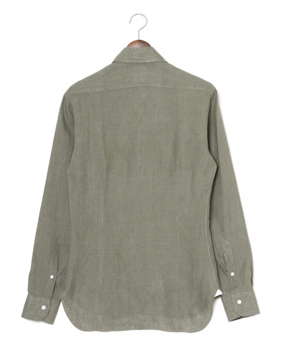 BARBAリネン ワイドカラー シャツ【New Bruno/DANDY LIFE】04l