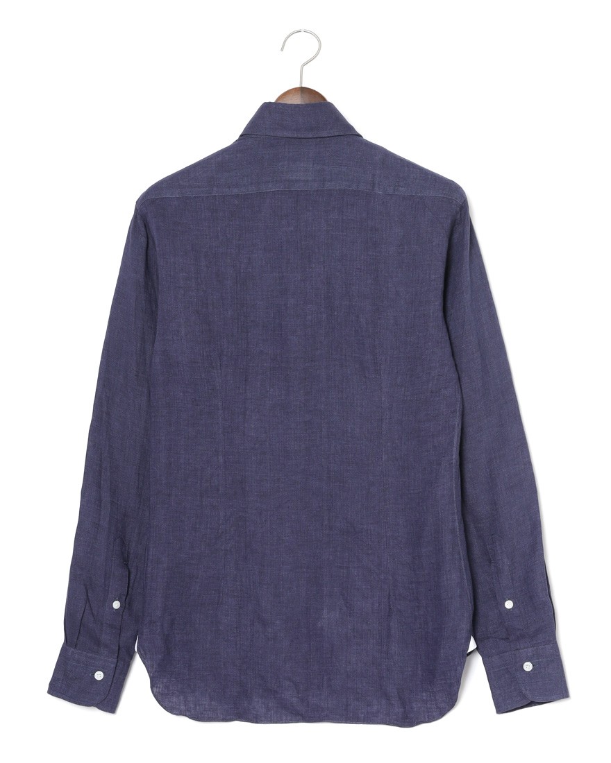 BARBAリネン ワイドカラー シャツ【New Bruno/DANDY LIFE】05l