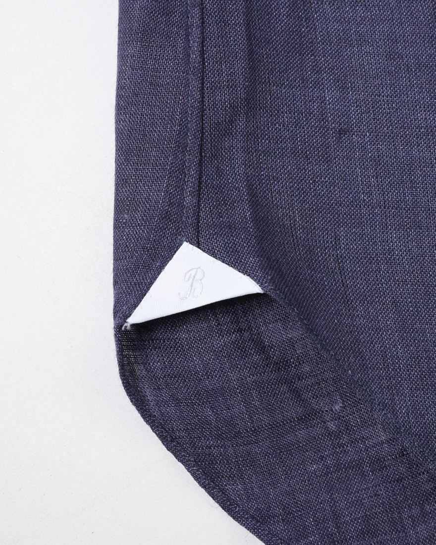 BARBAリネン ワイドカラー シャツ【New Bruno/DANDY LIFE】09l