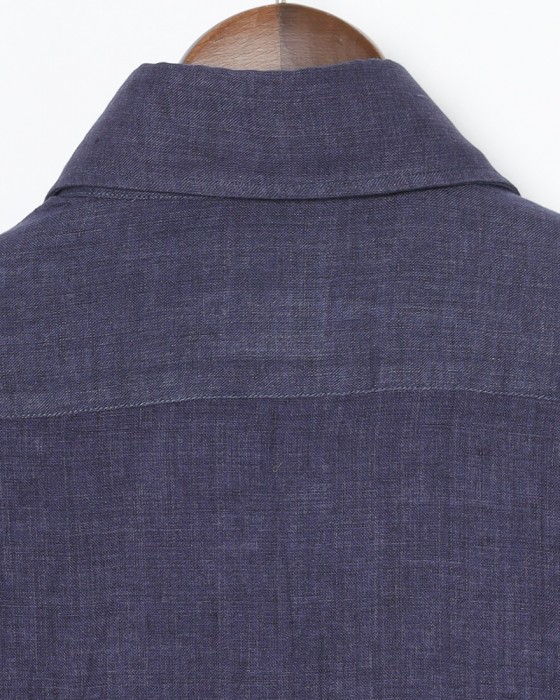 BARBAリネン ワイドカラー シャツ【New Bruno/DANDY LIFE】11l