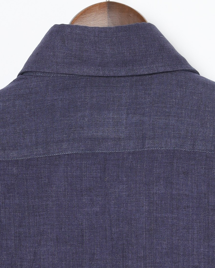 BARBAリネン ワイドカラー シャツ【New Bruno/DANDY LIFE】11l