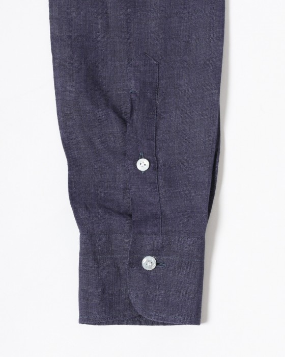 BARBAリネン ワイドカラー シャツ【New Bruno/DANDY LIFE】15l