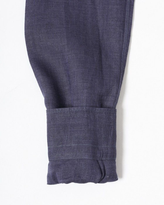 BARBAリネン ワイドカラー シャツ【New Bruno/DANDY LIFE】16l