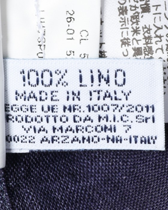 BARBAリネン ワイドカラー シャツ【New Bruno/DANDY LIFE】18l