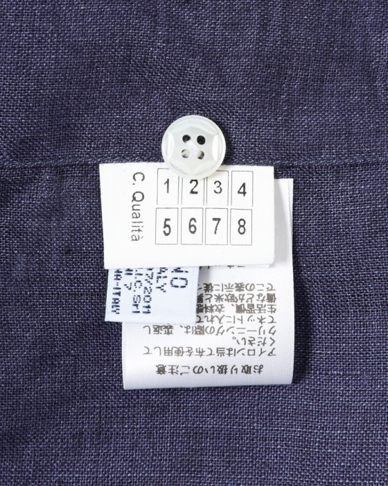 BARBAリネン ワイドカラー シャツ【New Bruno/DANDY LIFE】21l