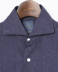 BARBAリネン ワイドカラー シャツ【New Bruno/DANDY LIFE】mb_07l