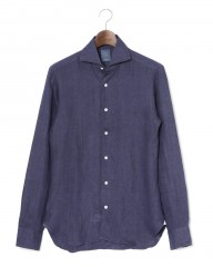 BARBAリネン ワイドカラー シャツ【New Bruno/DANDY LIFE】mb_c1