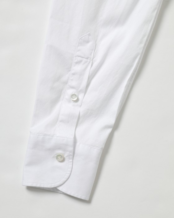 BARBAワイドカラー コットンホワイトシャツ【襟型NEW BRUNO/SCALO TAGLIA】06l