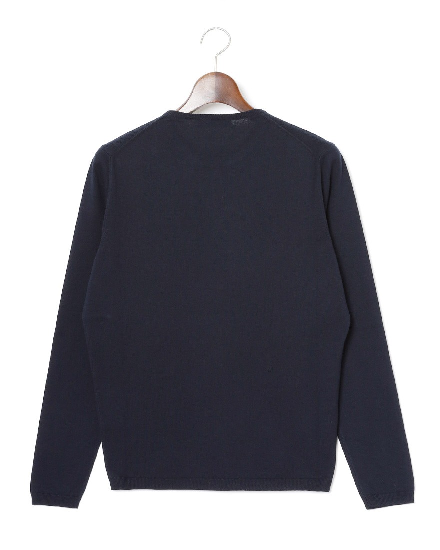 Cruciani27G コットン 長袖クルーネックニット15l