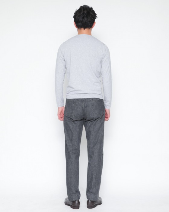 Cruciani27G コットン 長袖クルーネックニット18l