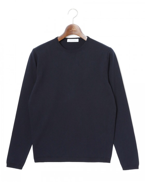 Cruciani27G コットン 長袖クルーネックニットc4