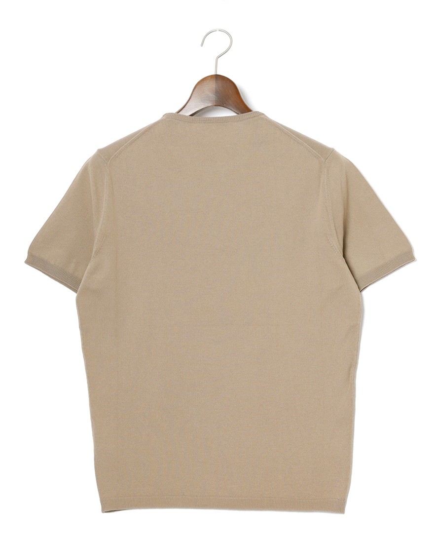 Cruciani 27Gコットン クルーネック半袖ニット17l