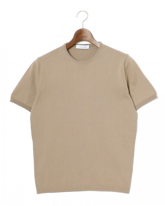 Cruciani 27Gコットン クルーネック半袖ニットc3