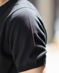 Cruciani 27Gコットン クルーネック半袖ニットmb_16l