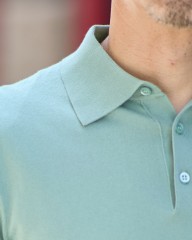Cruciani27Gコットン 半袖ニットポロmb_14l