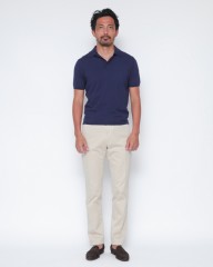 Cruciani27Gコットン 半袖ニットポロmb_16l