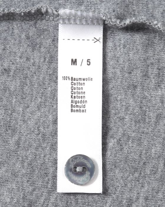 Schiesserリブ編み ヘンリーネックS/S カットソー【KARL-HEINZ Henley1/2】09l