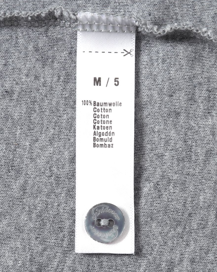 Schiesserリブ編み ヘンリーネックS/S カットソー【KARL-HEINZ Henley1/2】09l