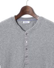 Schiesserリブ編み ヘンリーネックS/S カットソー【KARL-HEINZ Henley1/2】mb_02l