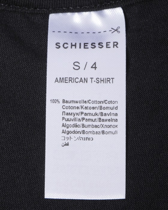 SchiesserクルーネックTシャツ2パック【AMERICAN T-SHIRT】09l