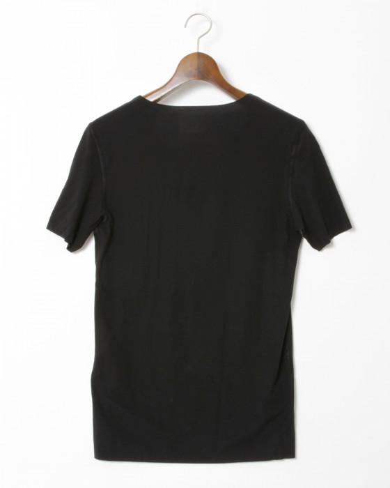 Schiesserインビジブル レーザーカット ストレッチVネックTee【Laser Cut】03l