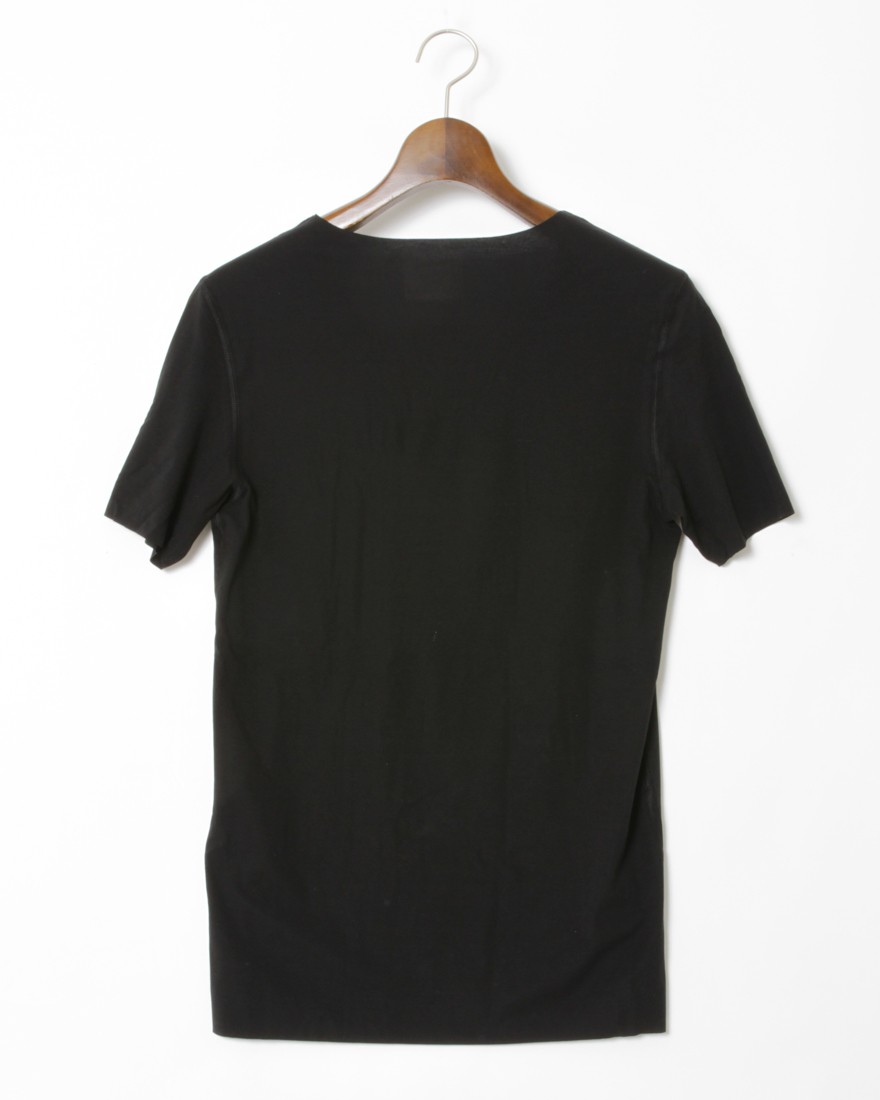 Schiesserインビジブル レーザーカット ストレッチVネックTee【Laser Cut】03l