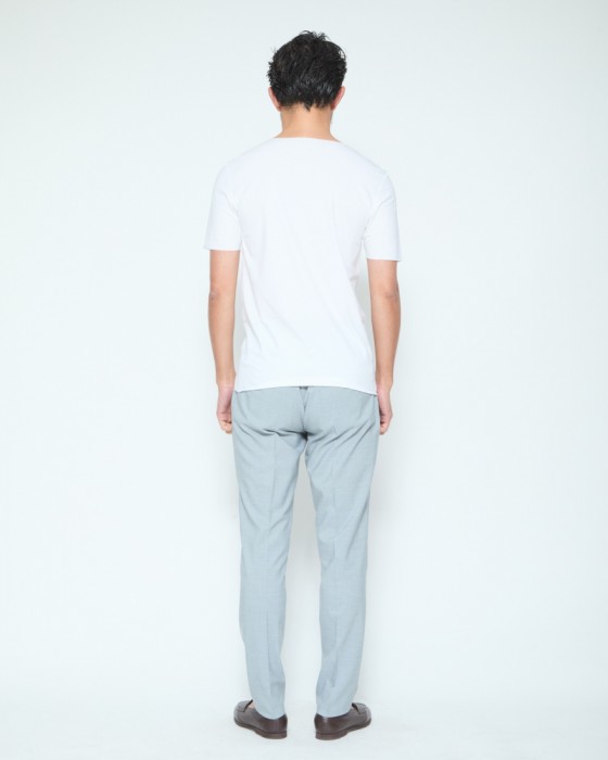 Schiesserインビジブル レーザーカット ストレッチVネックTee【Laser Cut】13l