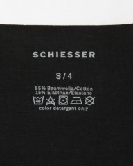 Schiesserインビジブル レーザーカット ストレッチVネックTee【Laser Cut】mb_05l
