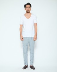 Schiesserインビジブル レーザーカット ストレッチVネックTee【Laser Cut】mb_11l