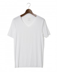 Schiesserインビジブル レーザーカット ストレッチVネックTee【Laser Cut】mb_c1