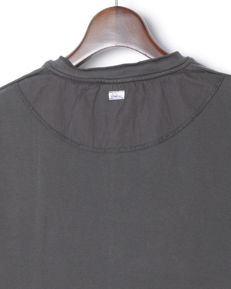 Schiesserリブ編み ヘンリーネックS/S カットソー【KARL-HEINZ Henley1/2 Seasonal】06l