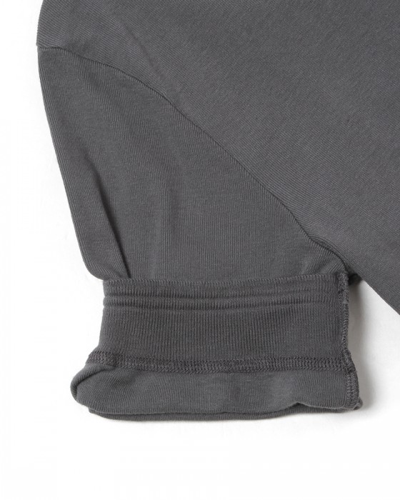 Schiesserリブ編み ヘンリーネックS/S カットソー【KARL-HEINZ Henley1/2 Seasonal】09l