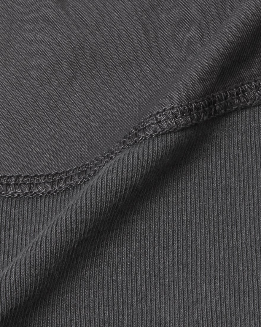 Schiesserリブ編み ヘンリーネックS/S カットソー【KARL-HEINZ Henley1/2 Seasonal】10l