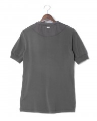 Schiesserリブ編み ヘンリーネックS/S カットソー【KARL-HEINZ Henley1/2 Seasonal】mb_20l