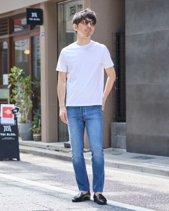 Herno（ヘルノ） スーパーファインコットン ストレッチTシャツ【Herno】