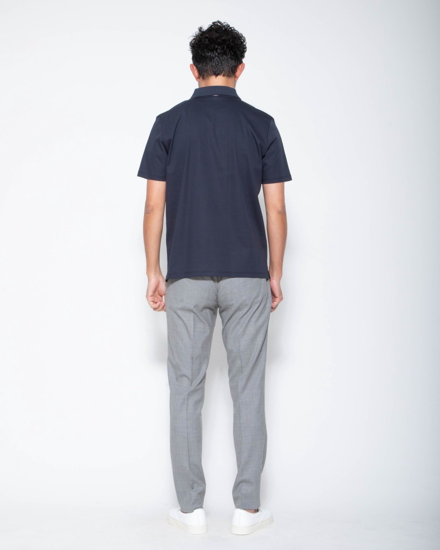 Hernoコットン スキッパーポロシャツ【Herno】03l