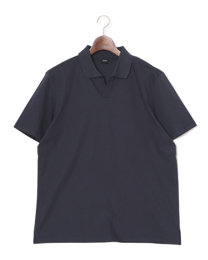 Hernoコットン スキッパーポロシャツ【Herno】c0