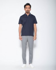 Hernoコットン スキッパーポロシャツ【Herno】mb_01l