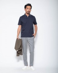 Hernoコットン スキッパーポロシャツ【Herno】mb_ma