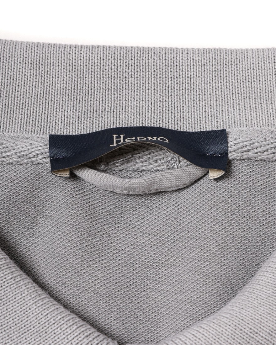 Hernoピグメントダイ 鹿の子ポロシャツ【Herno】16l