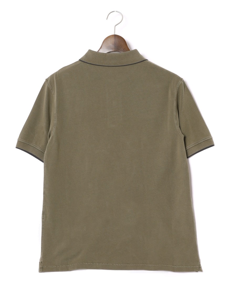 Hernoピグメントダイ 鹿の子ポロシャツ【Herno】21l