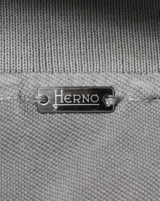 Hernoピグメントダイ 鹿の子ポロシャツ【Herno】22l