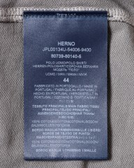 Hernoピグメントダイ 鹿の子ポロシャツ【Herno】mb_18l