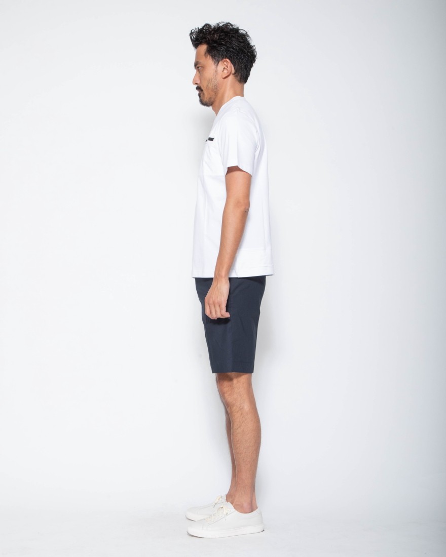 Hernoナイロン切替え半袖コットンTシャツ【FUNCTIONAL WARDROBE】02l