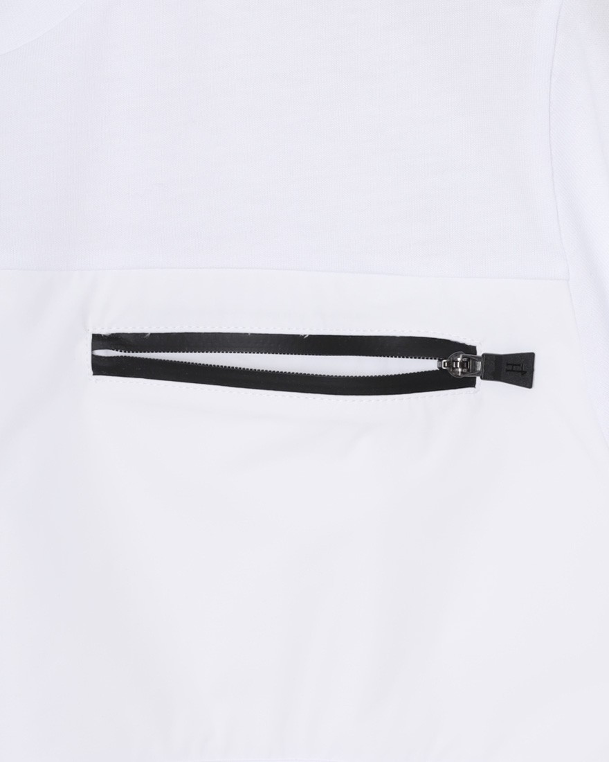 Hernoナイロン切替え半袖コットンTシャツ【FUNCTIONAL WARDROBE】07l