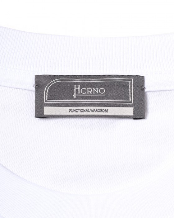 Hernoナイロン切替え半袖コットンTシャツ【FUNCTIONAL WARDROBE】15l