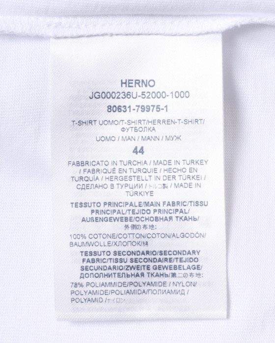 Hernoナイロン切替え半袖コットンTシャツ【FUNCTIONAL WARDROBE】17l