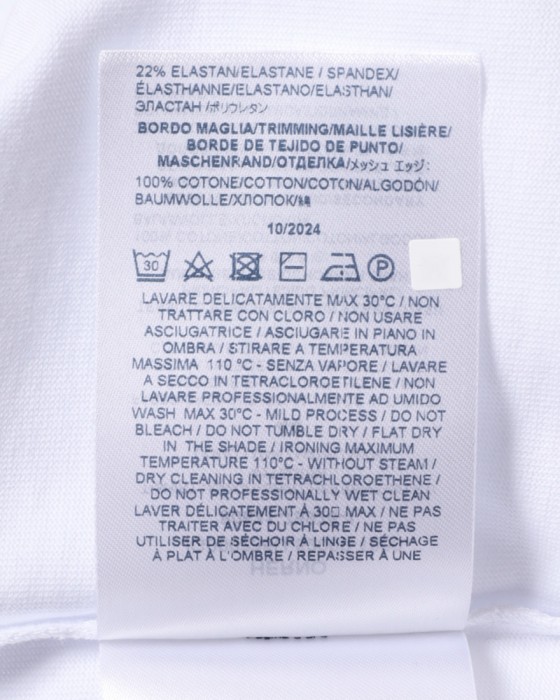 Hernoナイロン切替え半袖コットンTシャツ【FUNCTIONAL WARDROBE】18l