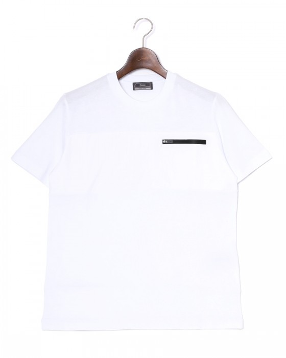 Hernoナイロン切替え半袖コットンTシャツ【FUNCTIONAL WARDROBE】c0